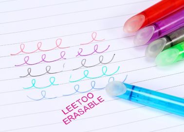 ปากกาพลาสติกใส 5 สี Friction ด้ามลบได้
