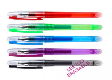 ปากกาพลาสติกใส 5 สี Friction ด้ามลบได้