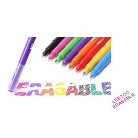 โลโก้ที่กำหนดเองการเขียนที่ราบรื่นปลอดสารพิษ Theromo Senstive Erasable ปากกาหมึกเจลด้วยสีคละ