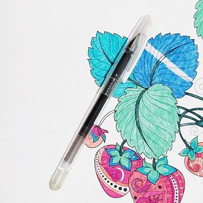 ปากกาลบได้แรงเสียดทานความร้อนหลายสีพร้อมรีฟิล