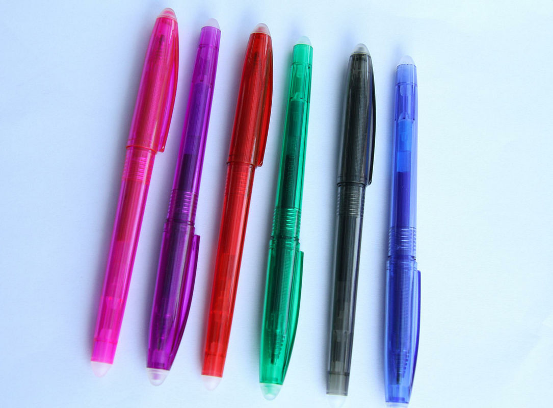 0.7mm 0.5mm Tip Thermo Sensitive Erasable Ink Pens หลากสี
